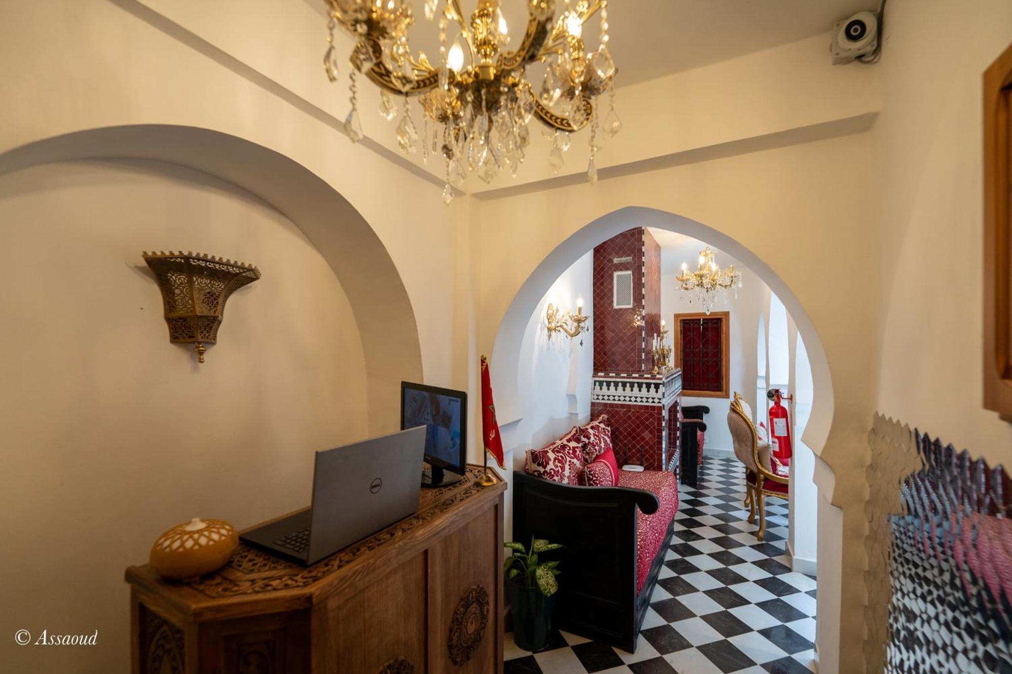 Riad Lella Chama Chefchaouen Bagian luar foto