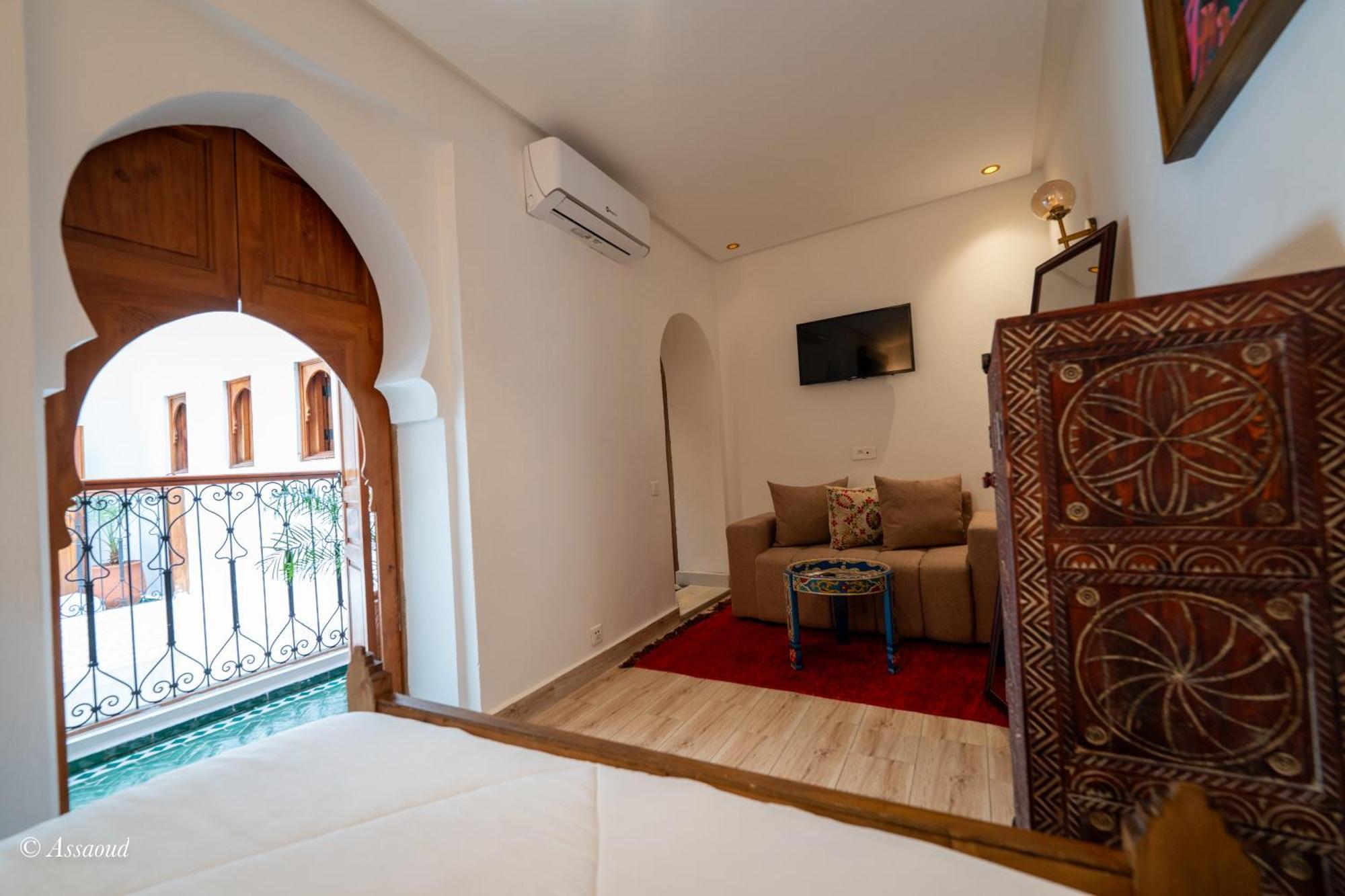 Riad Lella Chama Chefchaouen Bagian luar foto