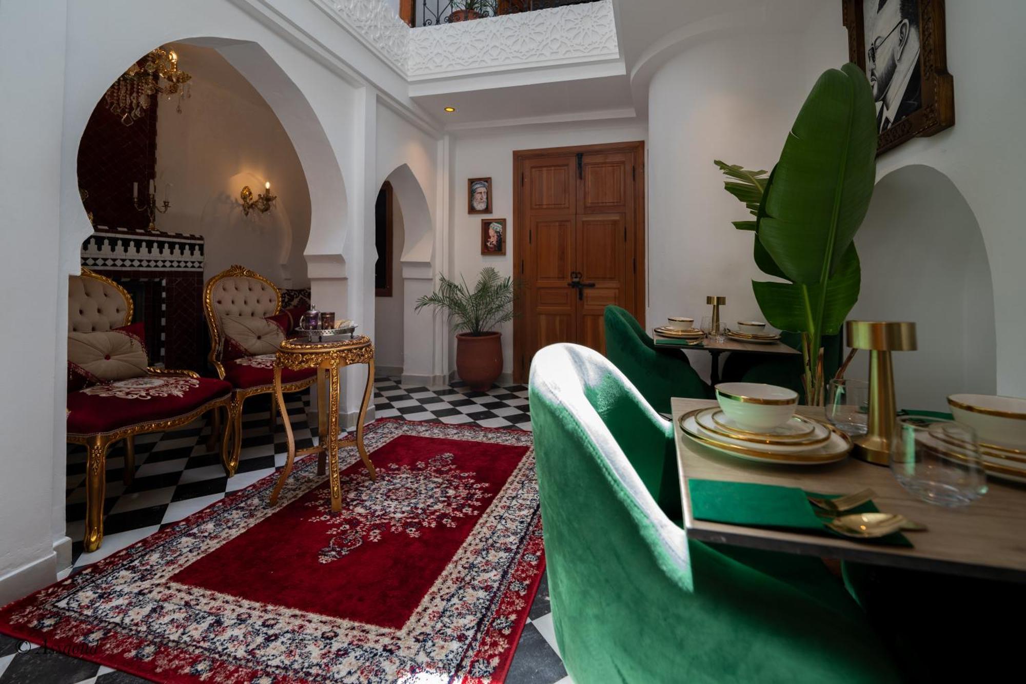 Riad Lella Chama Chefchaouen Bagian luar foto