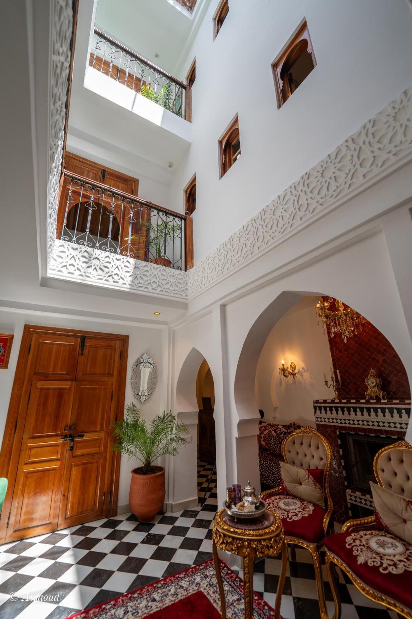 Riad Lella Chama Chefchaouen Bagian luar foto
