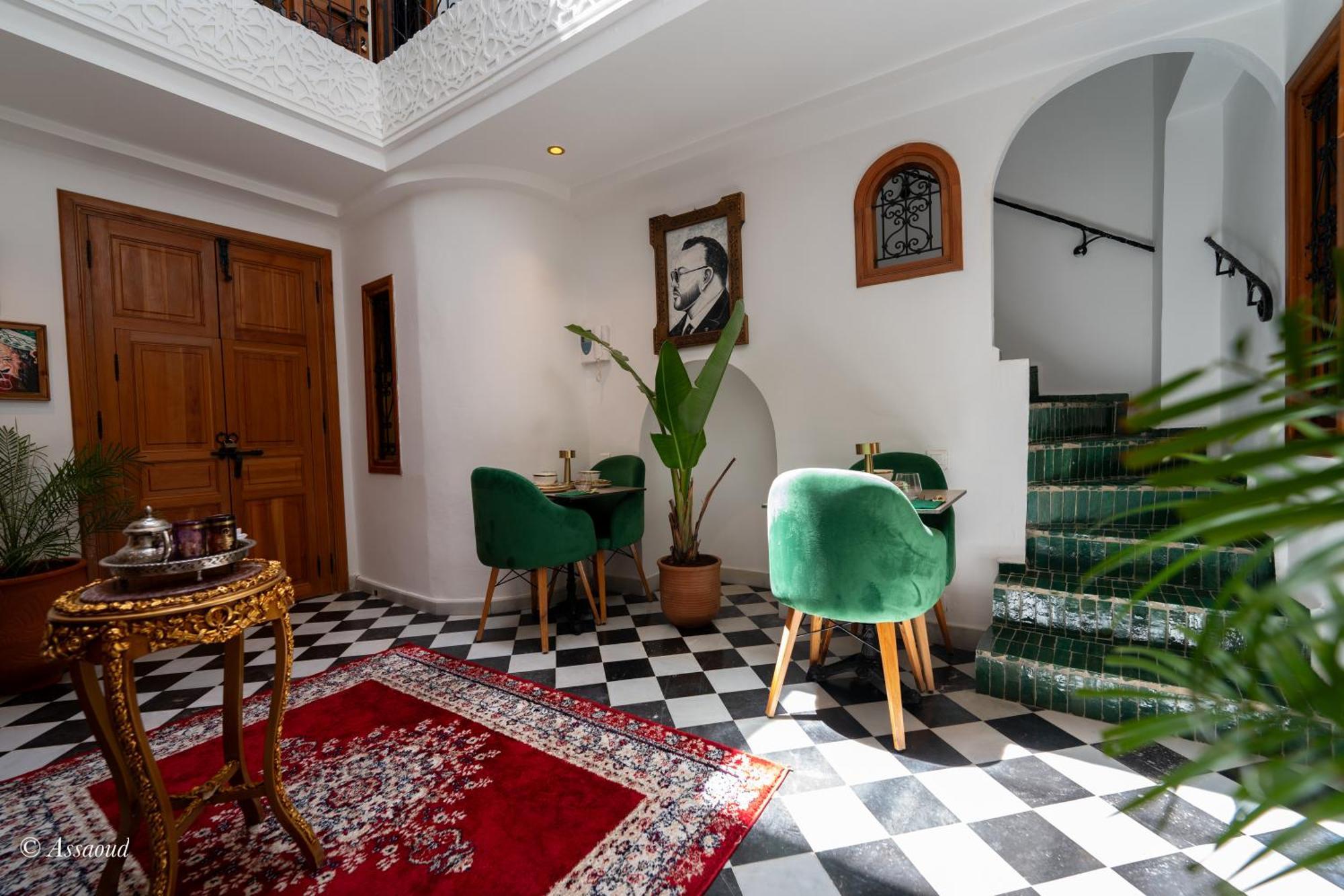 Riad Lella Chama Chefchaouen Bagian luar foto