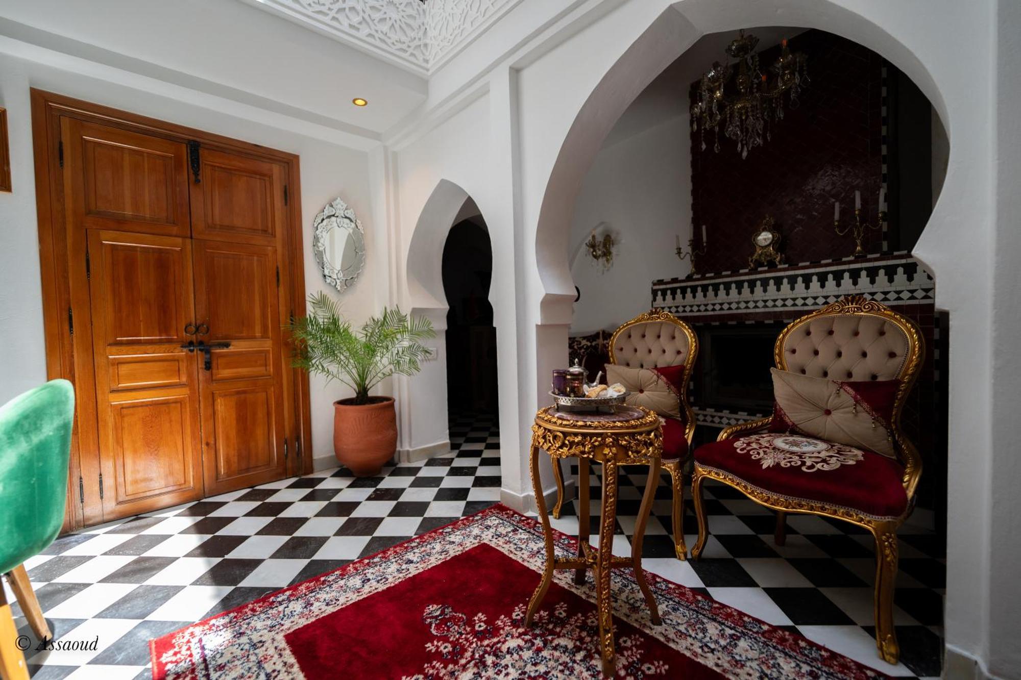 Riad Lella Chama Chefchaouen Bagian luar foto