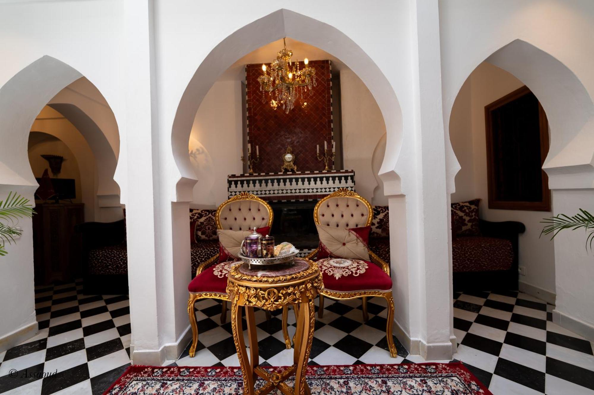 Riad Lella Chama Chefchaouen Bagian luar foto