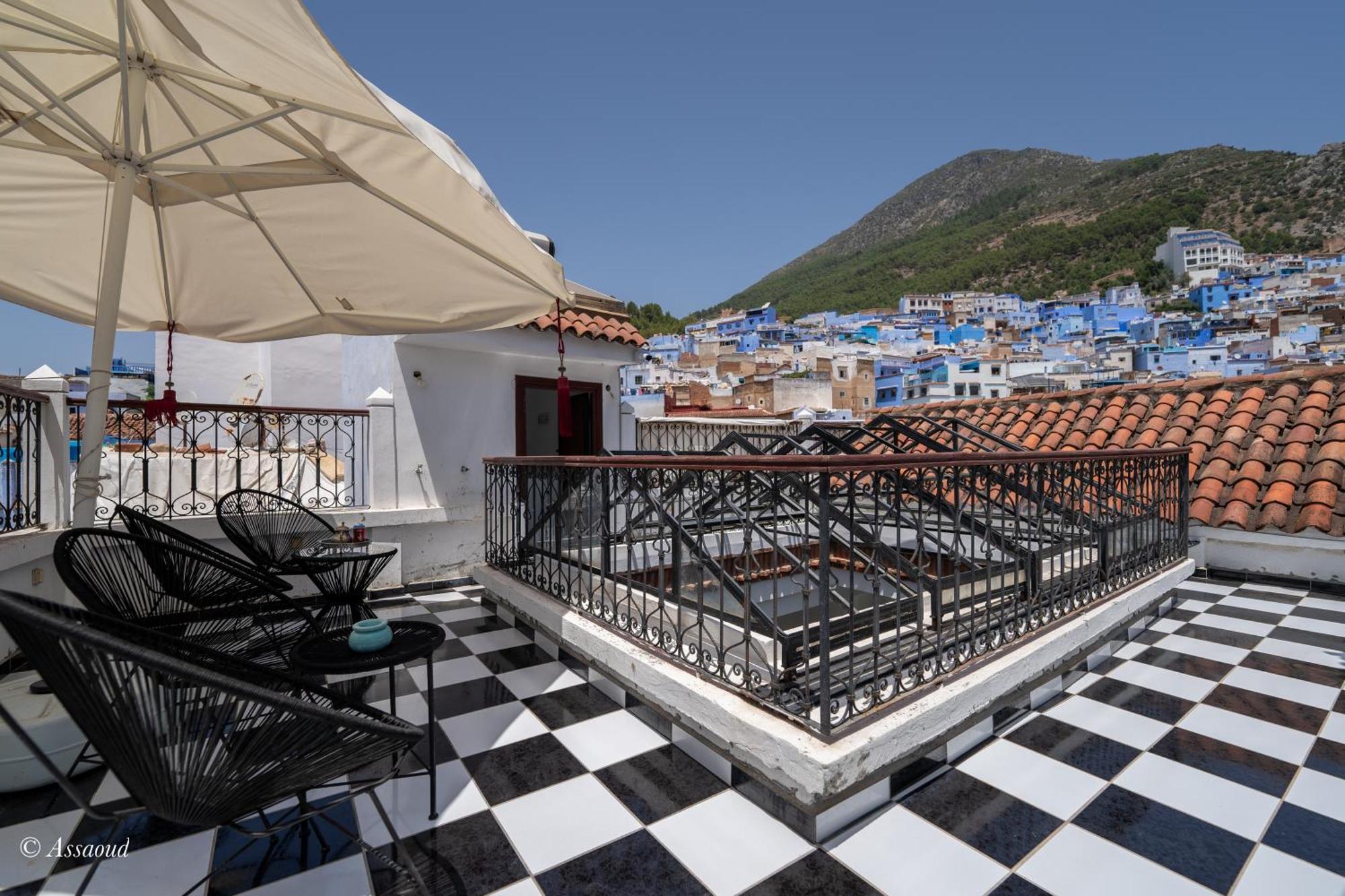 Riad Lella Chama Chefchaouen Bagian luar foto