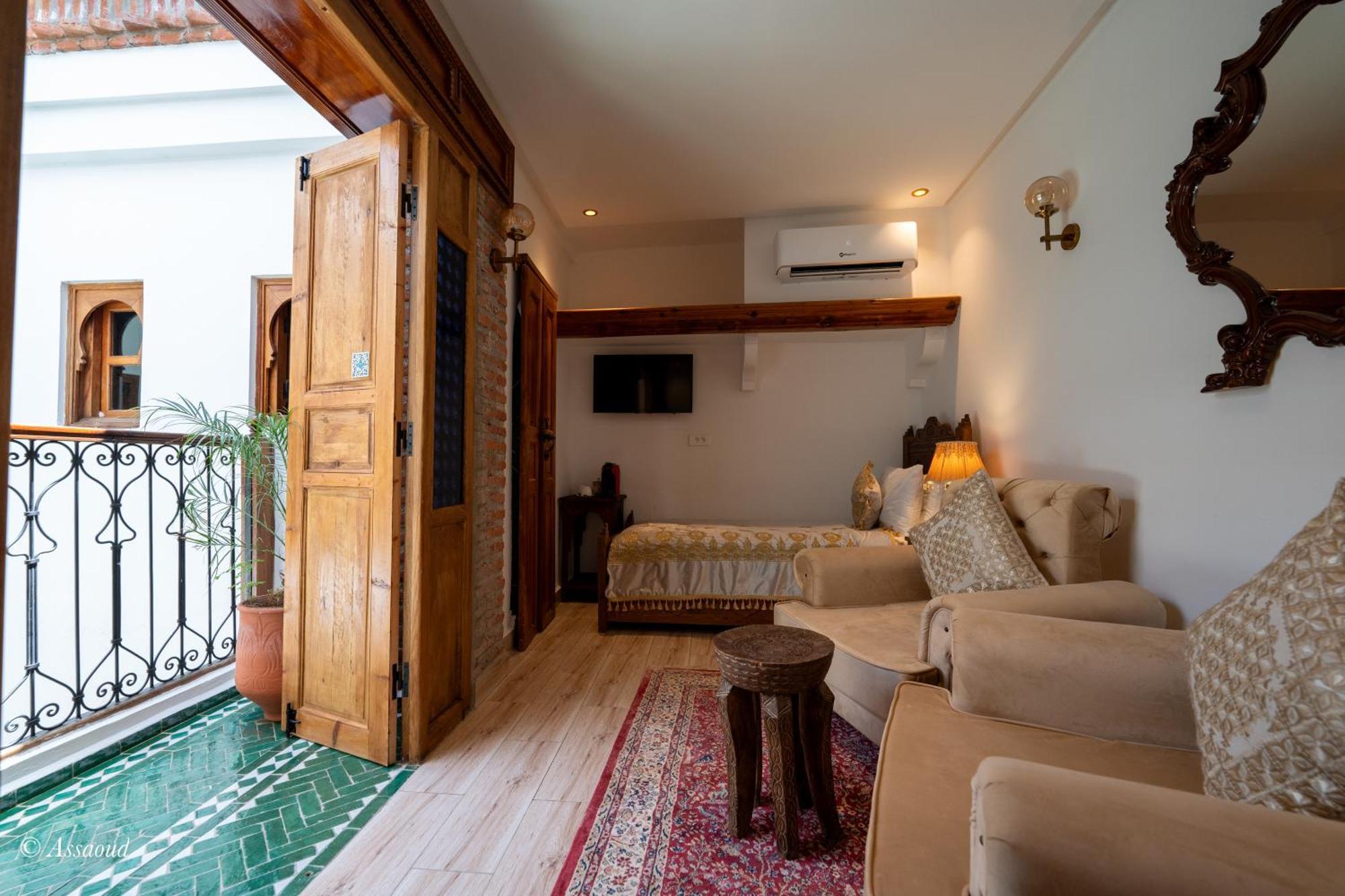 Riad Lella Chama Chefchaouen Bagian luar foto
