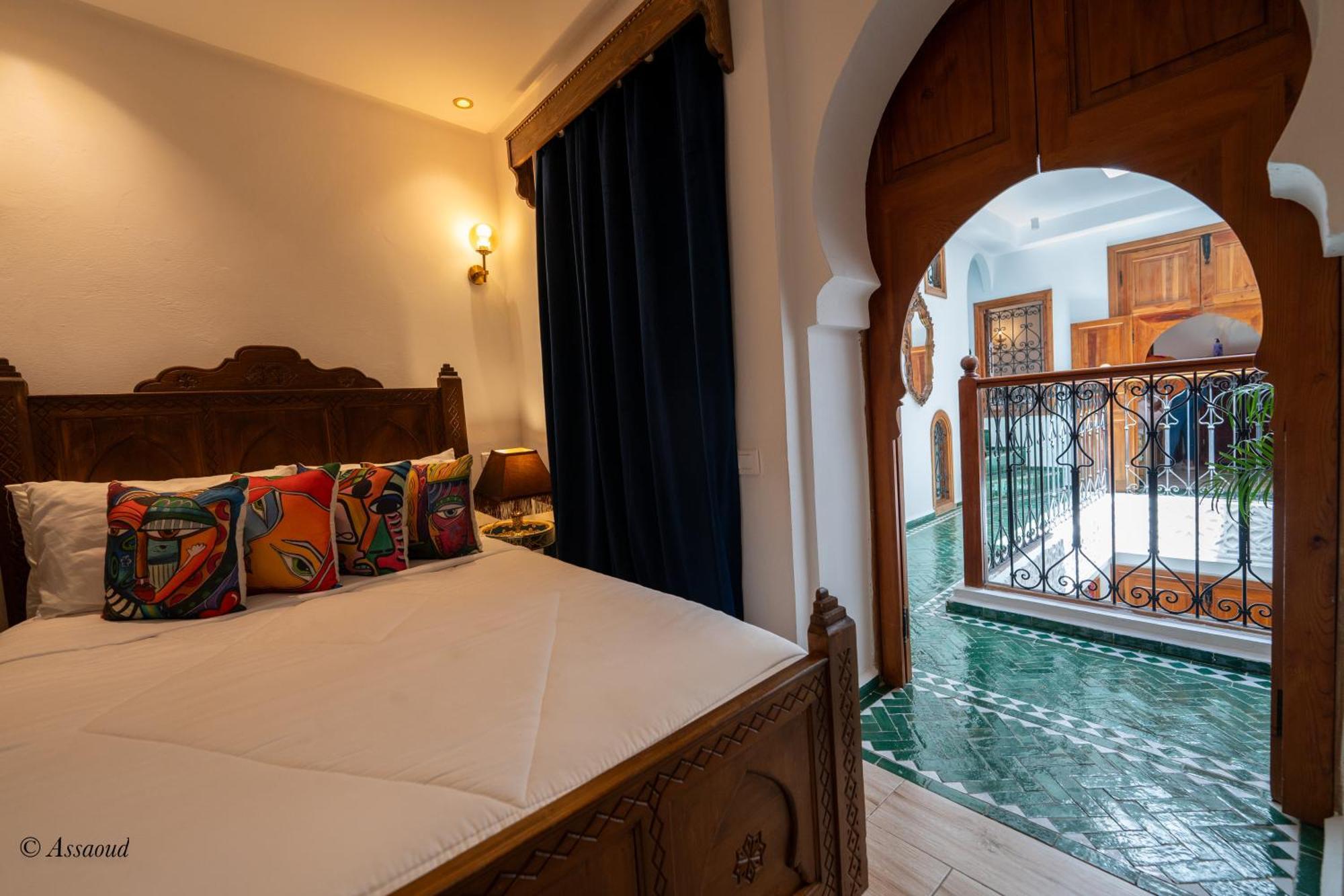 Riad Lella Chama Chefchaouen Bagian luar foto