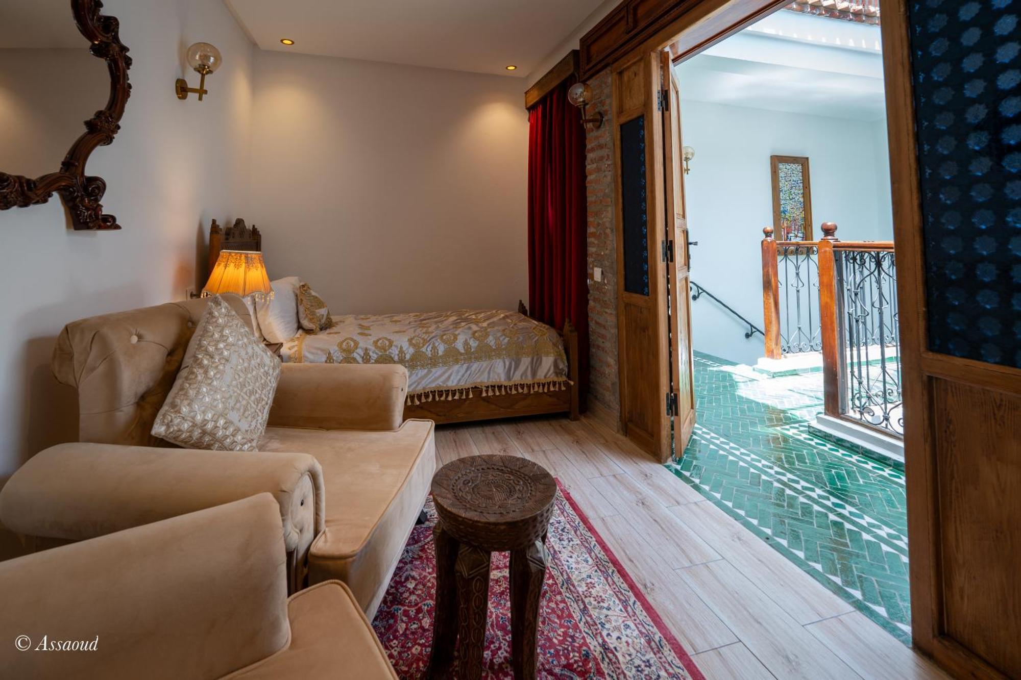 Riad Lella Chama Chefchaouen Bagian luar foto