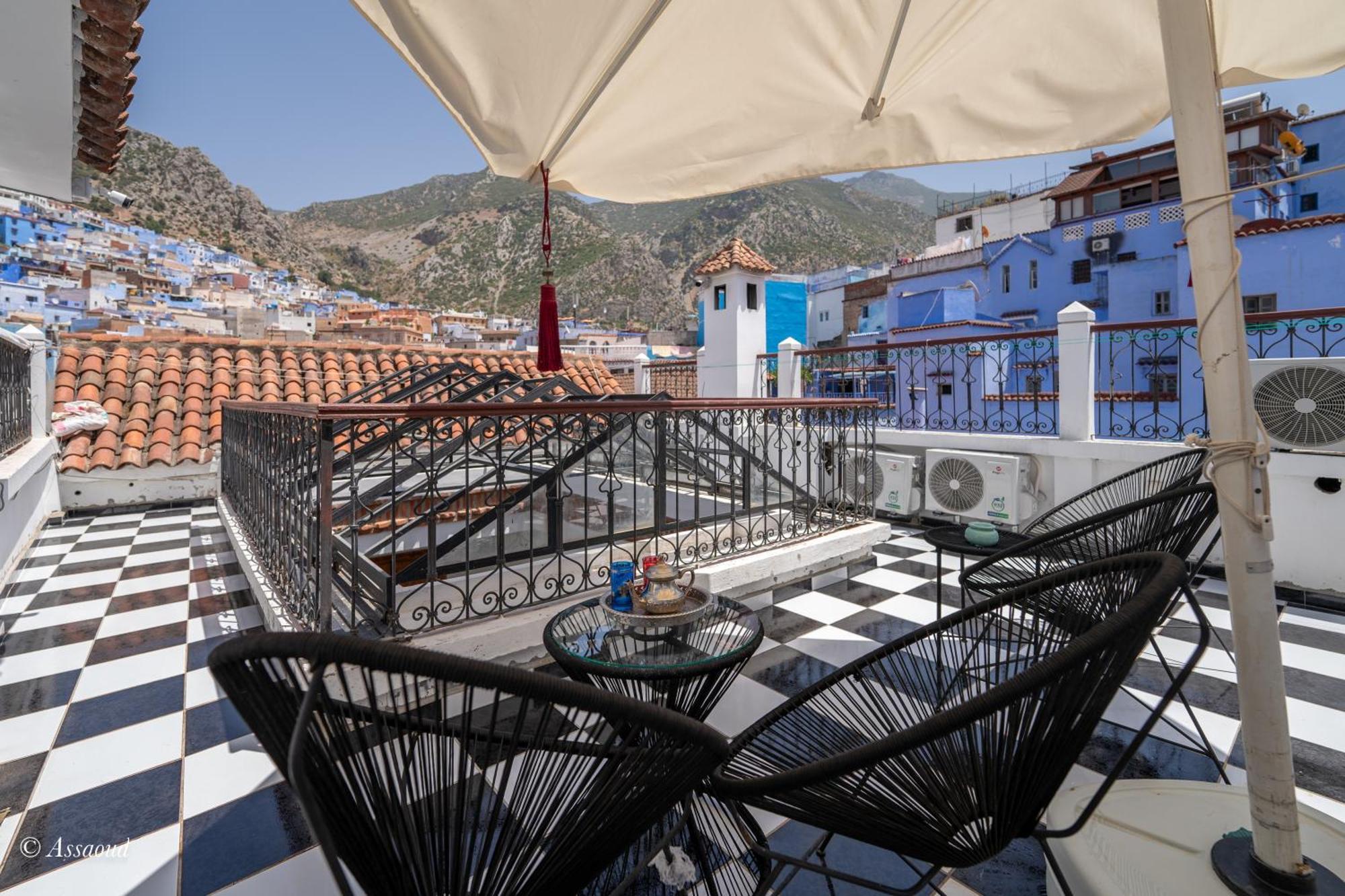 Riad Lella Chama Chefchaouen Bagian luar foto
