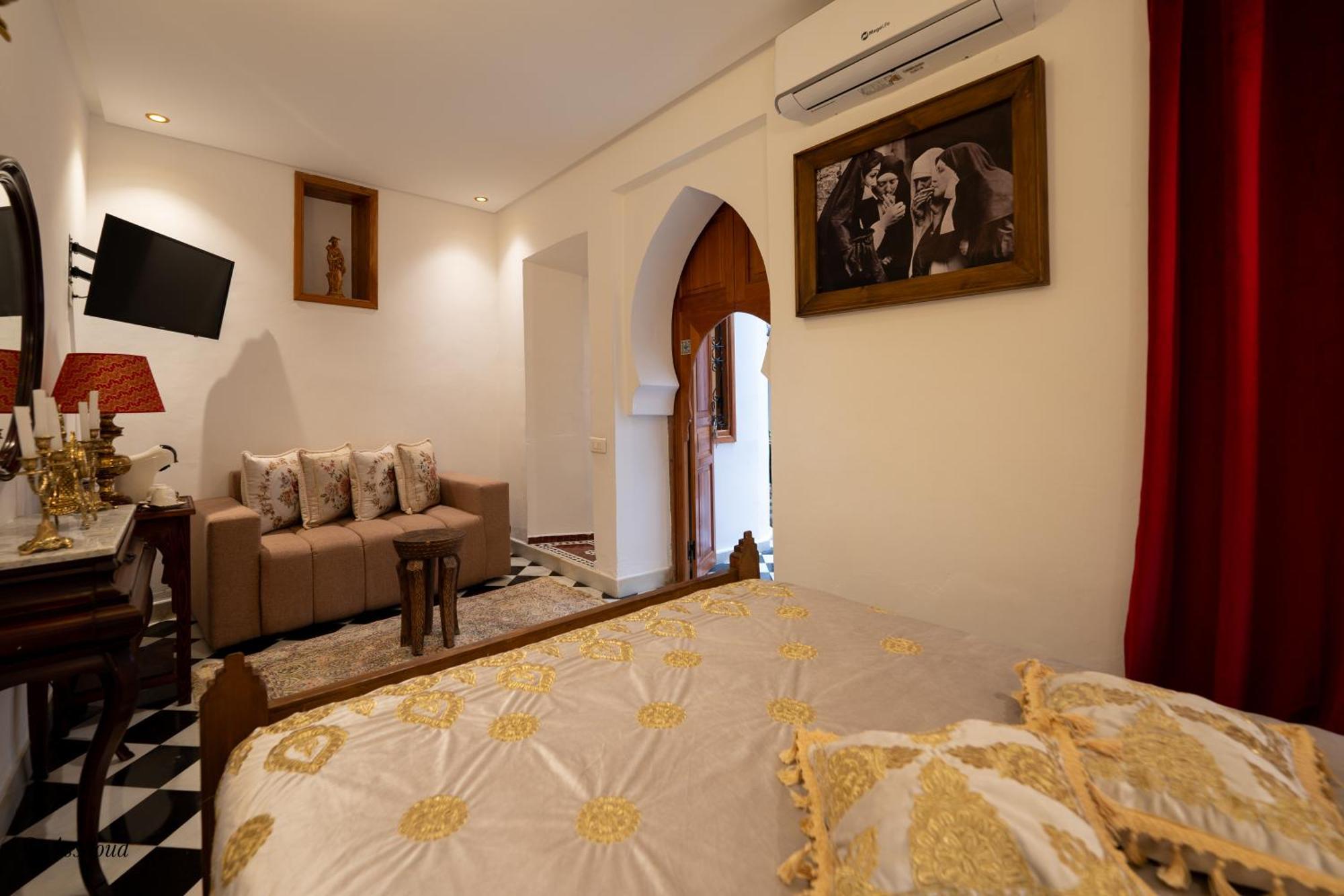 Riad Lella Chama Chefchaouen Bagian luar foto