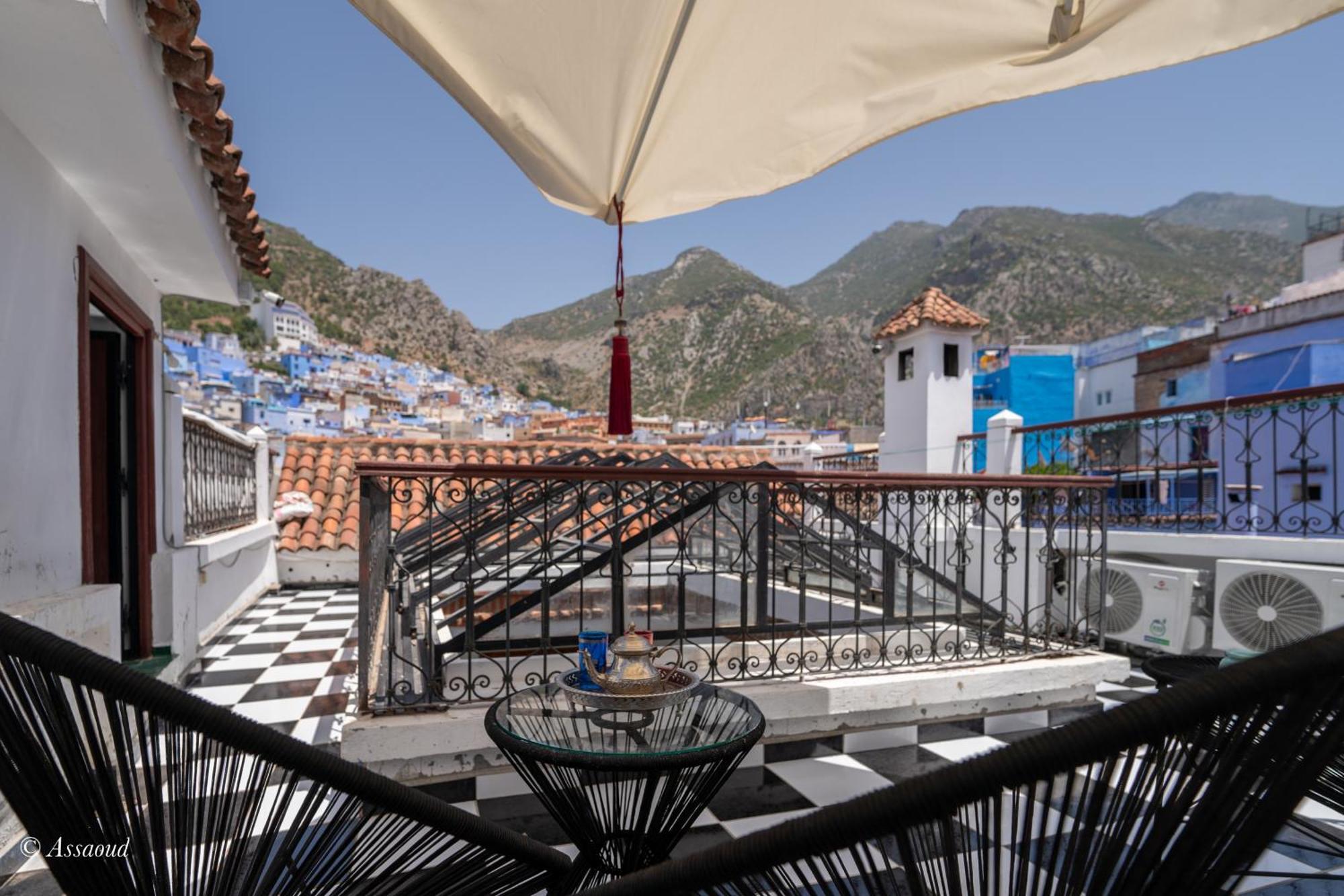 Riad Lella Chama Chefchaouen Bagian luar foto