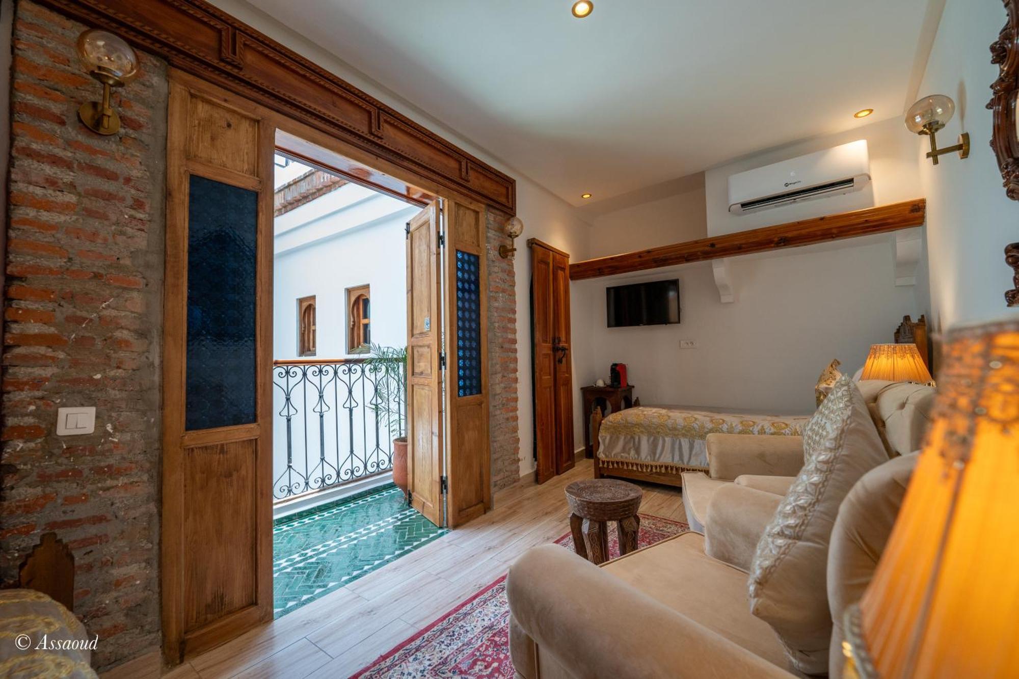 Riad Lella Chama Chefchaouen Bagian luar foto