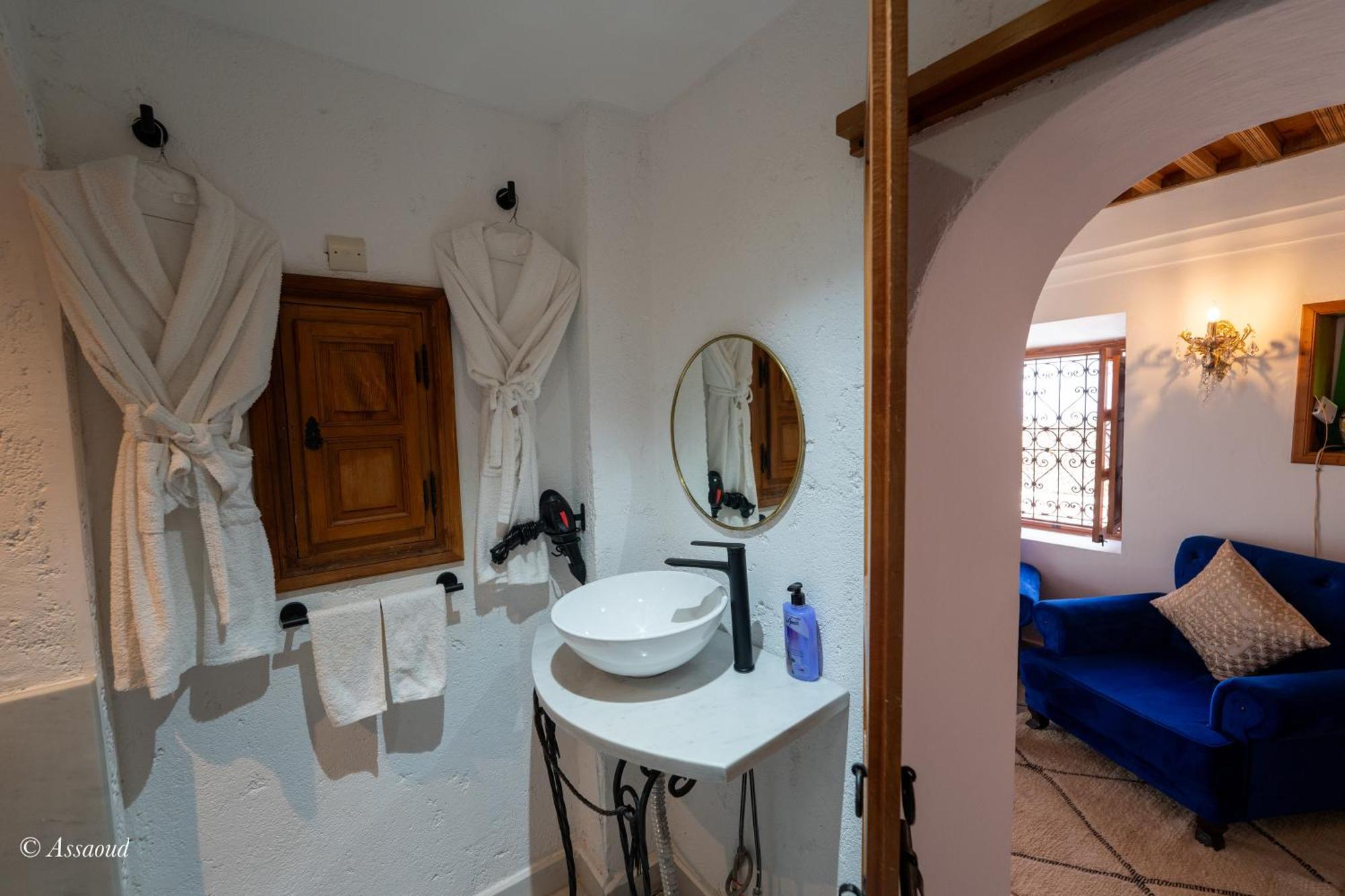 Riad Lella Chama Chefchaouen Bagian luar foto