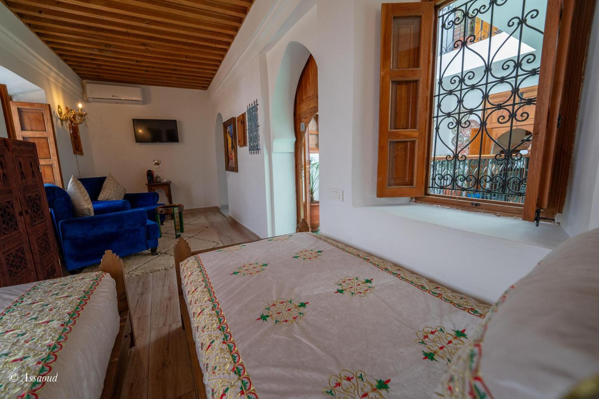 Riad Lella Chama Chefchaouen Bagian luar foto