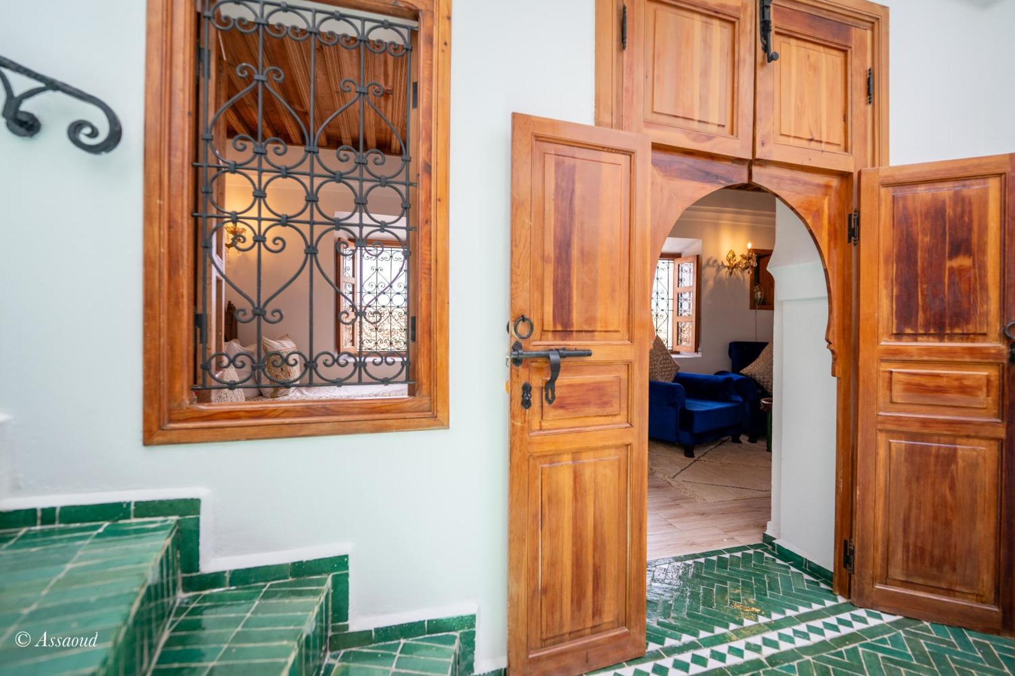 Riad Lella Chama Chefchaouen Bagian luar foto