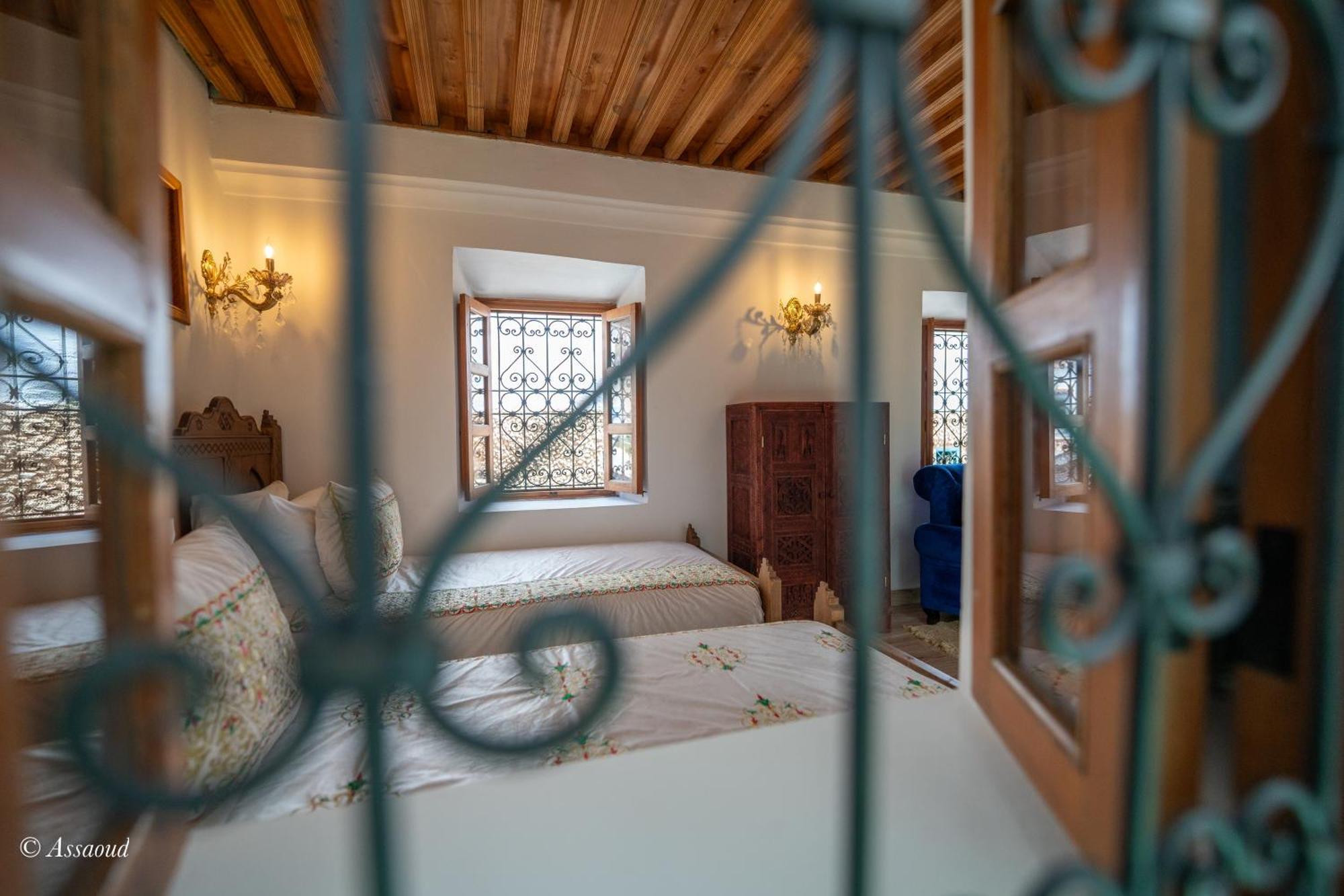 Riad Lella Chama Chefchaouen Bagian luar foto