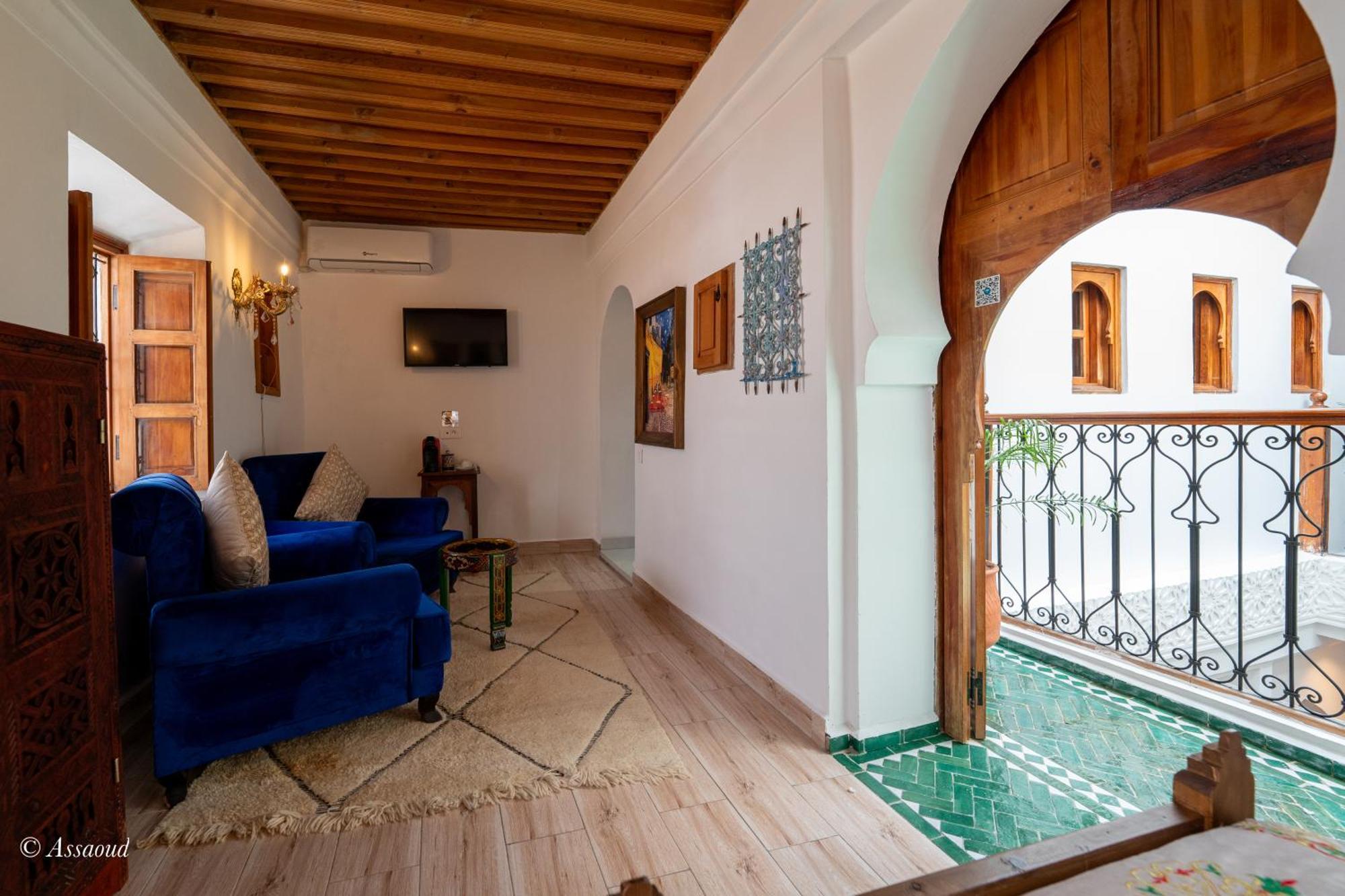 Riad Lella Chama Chefchaouen Bagian luar foto